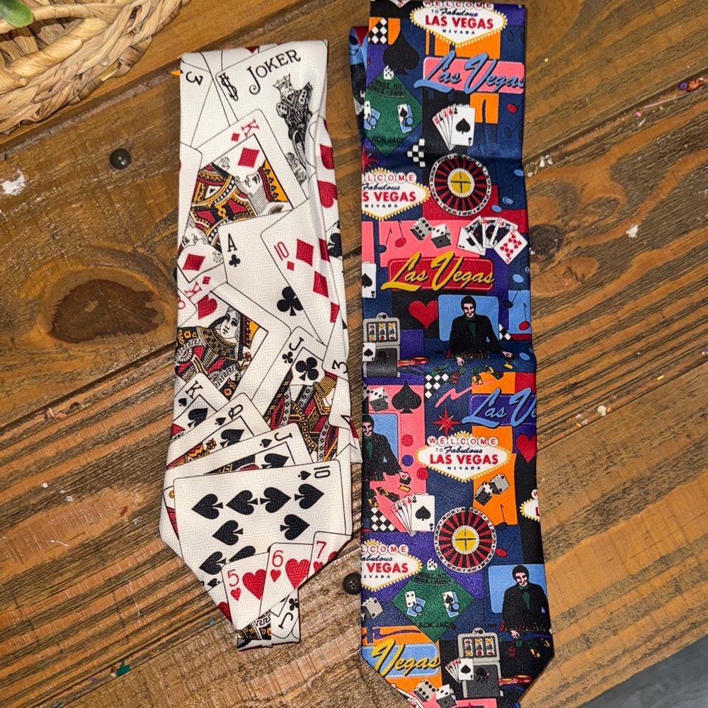 Ralph Marlin Playing Cards and Las Vegas Ties! AMZAZING!